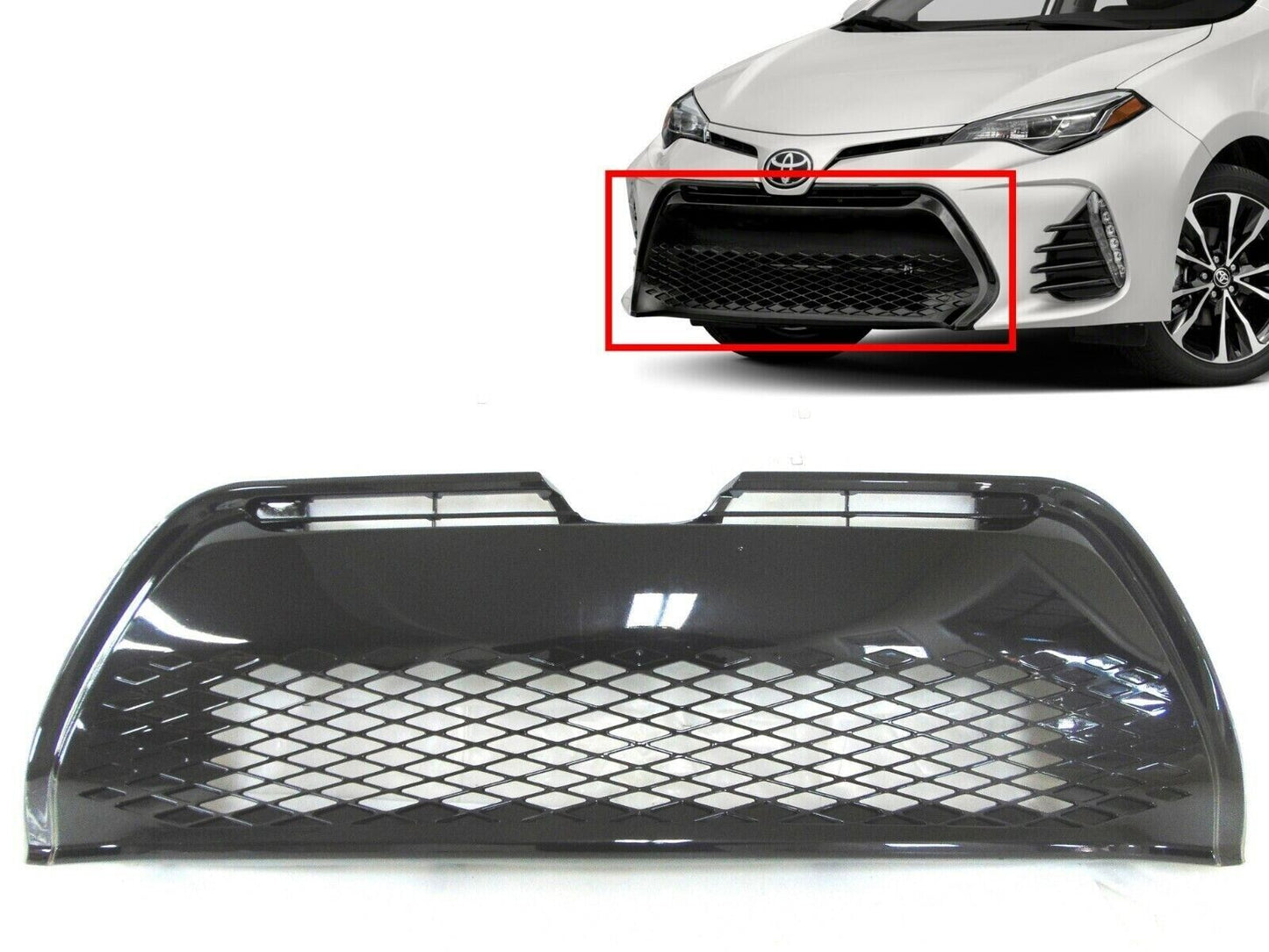 TO1036178 FOR TOYOTA COROLLA SEDAN 2017-2019 FRONT LOWER GRILLE 5311202740