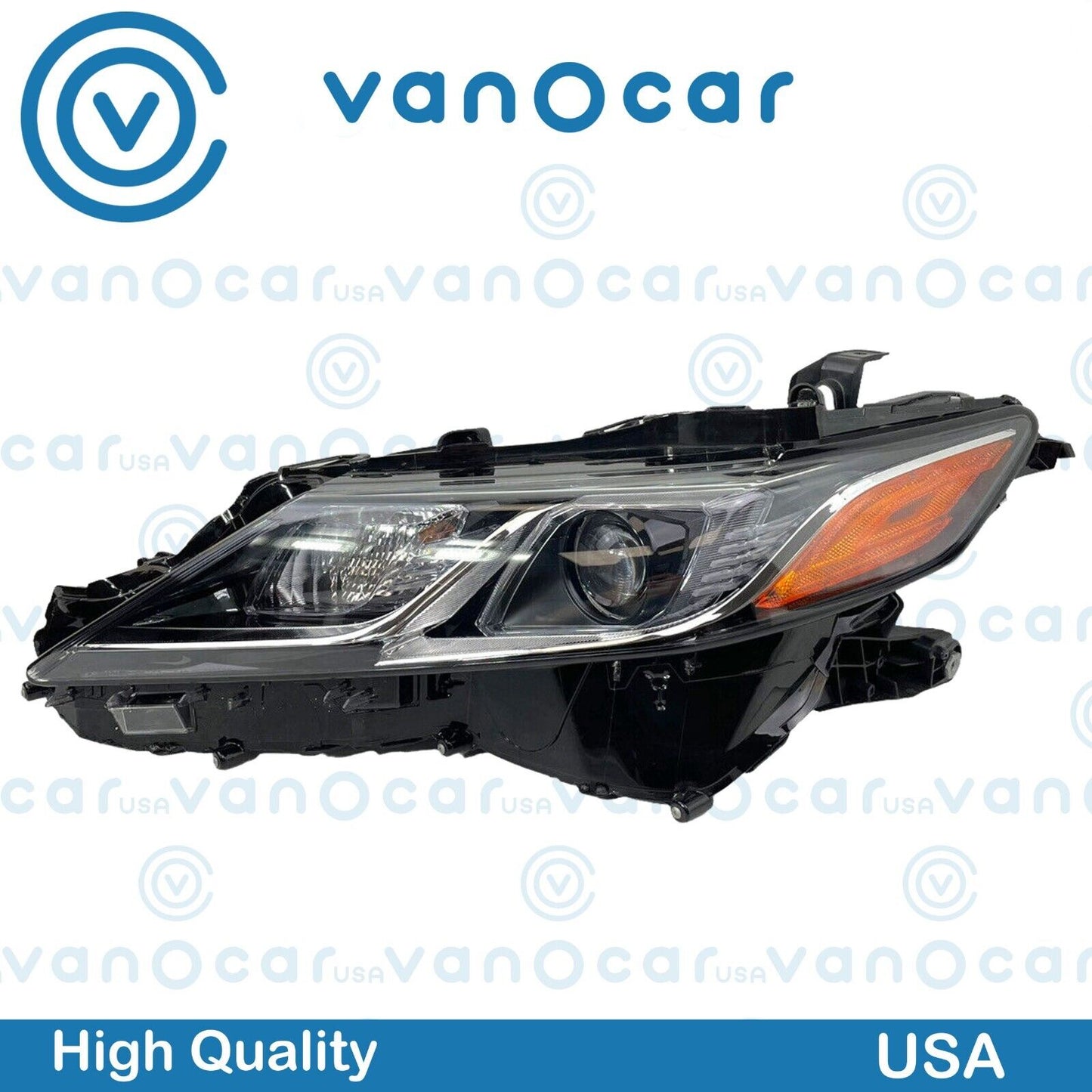 Headlight For 2018 Toyota Camry Driver Side Lens