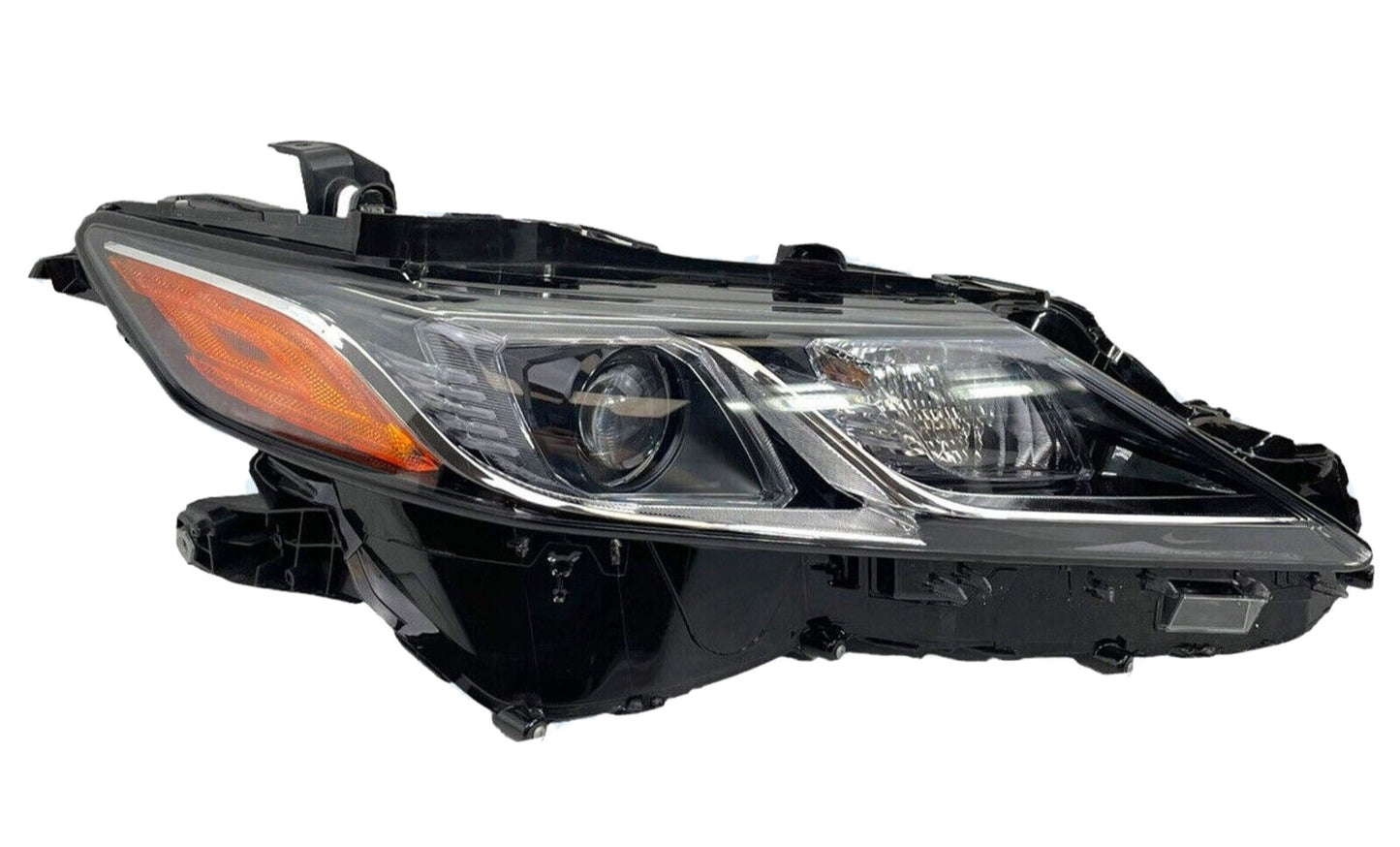 Headlight 2018-2019 For Toyota Camry L LE SE Halogen Black Right Side 8111006C40